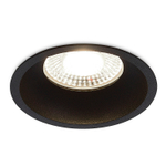 Светильник встраиваемый CRATER,  10W,  876Lm,  3000K,  D82хH40мм,  IP44,  черный