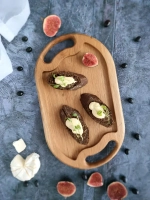 Поднос деревянный из массива дуба