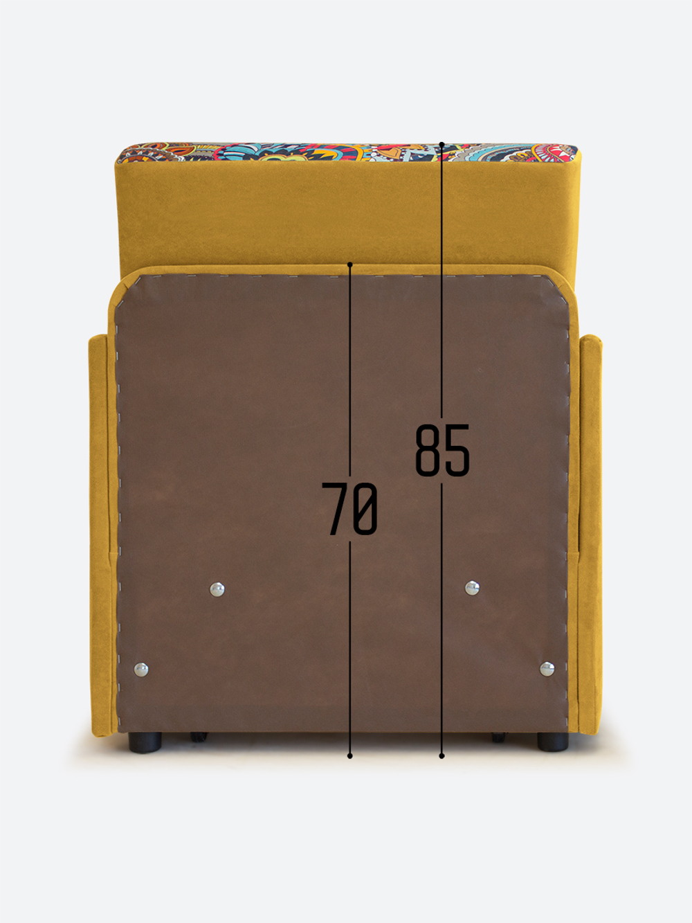 Кресло-кровать "Миник" с подлокотниками, купон Хаски