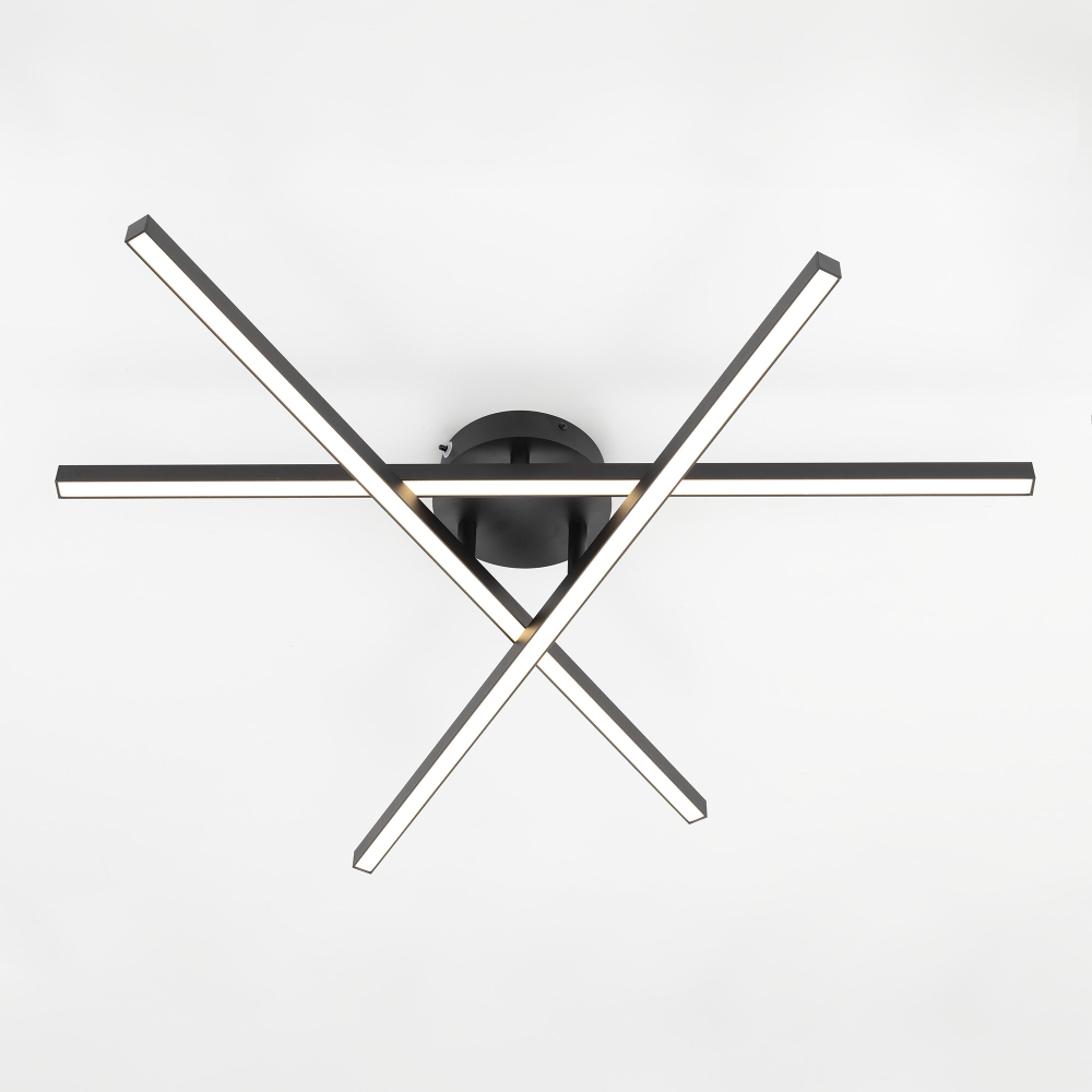 Citilux Стиг CL203131 LED Люстра потолочная с пультом Чёрная