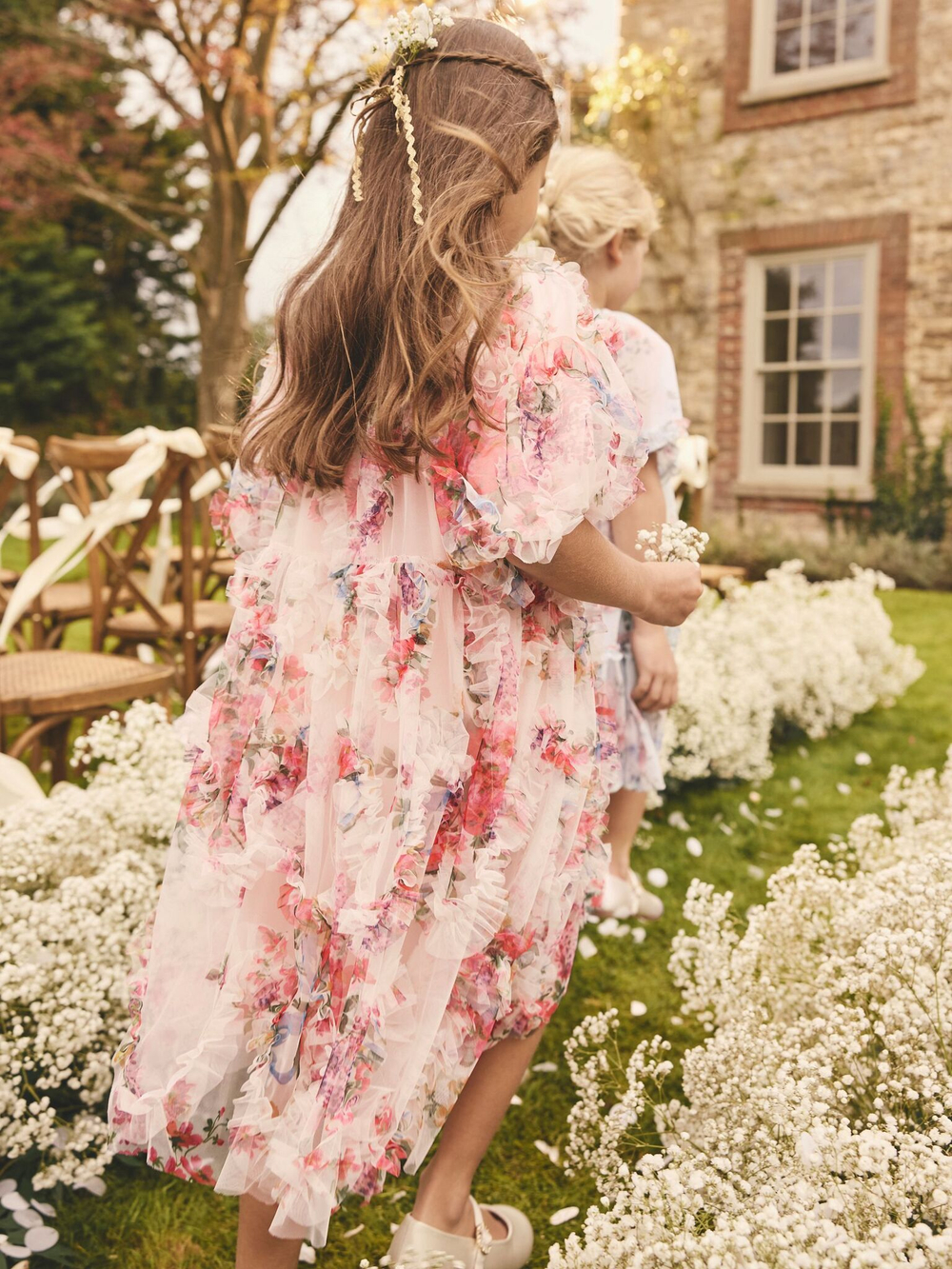 Платье для девочки Next E57-544, Розовый