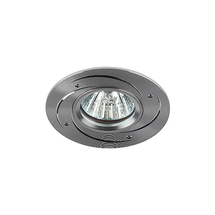 Светильник ЭРА KL43 SL ЭРА литой алюминевый MR16,12V/220V, 50W серебро