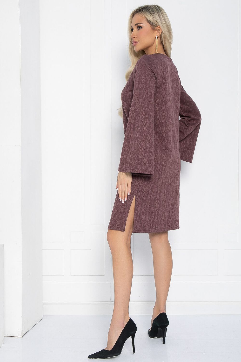 Платье Кейси (баклажан) П12572-10 LT Collection