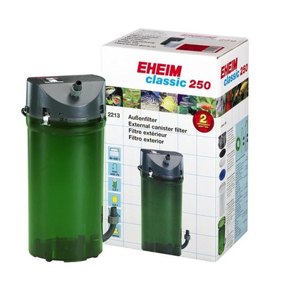 Eheim Classic 250 - фильтр внешний 440 л/ч (до 250 л) с кранами и губками 2213020