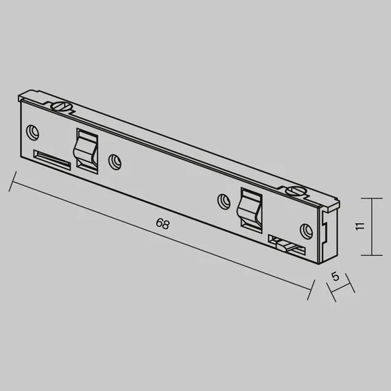 Коннектор питания прямой Levity Technical tra184ipc-1b