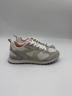 Женские кроссовки цвет "светло-серый/розовый/фиолетовый" артикул 7W126L25-4