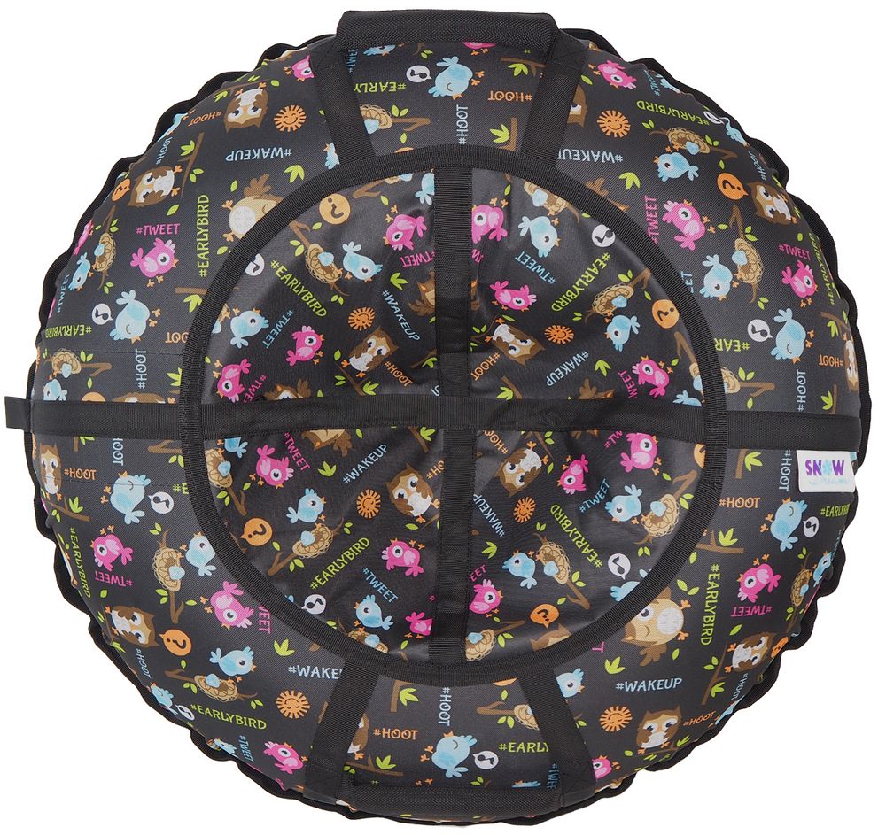 Тюбинг SnowDream Glamour S Птички блэк