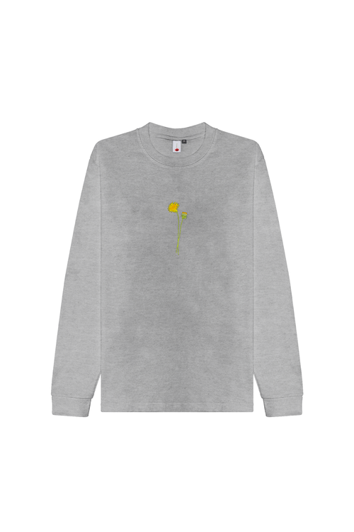 Лонгслив Одуванчик серый меланж