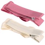 Заколки для волос НАБОР 2 шт., 4,6 см, зажим, бантики, разные цвета, MONTE VITA, 457095