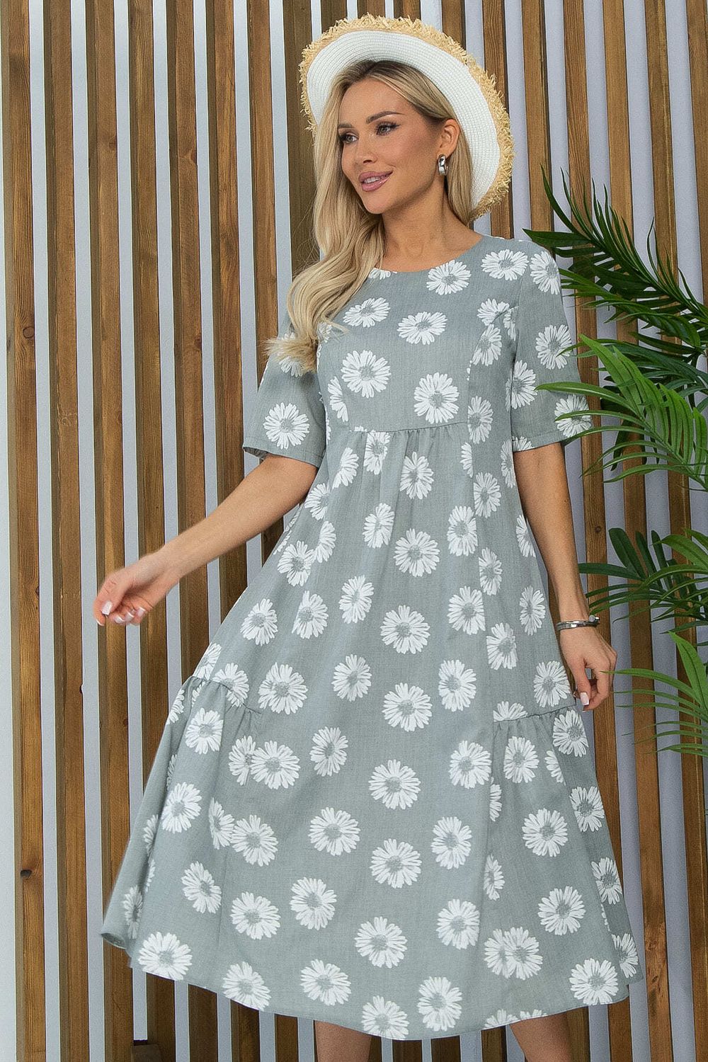 Платье Воздушный поцелуй (мята) П13492-18М LT Collection