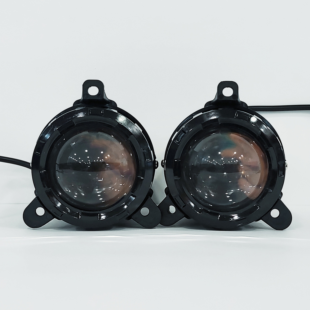 WD-068 / Противотуманные фары светодиодные автомобильные LED ЛИНЗЫ, туманки ГАЗель Бизнес / Соболь, 80Вт 12В , led дхо для авто Лада / лед ПТФ Соболь, (2 шт. / комплект) K-3