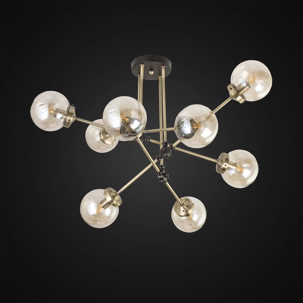 Citilux Планета CL105185 Люстра на штанге поворотная Бронза