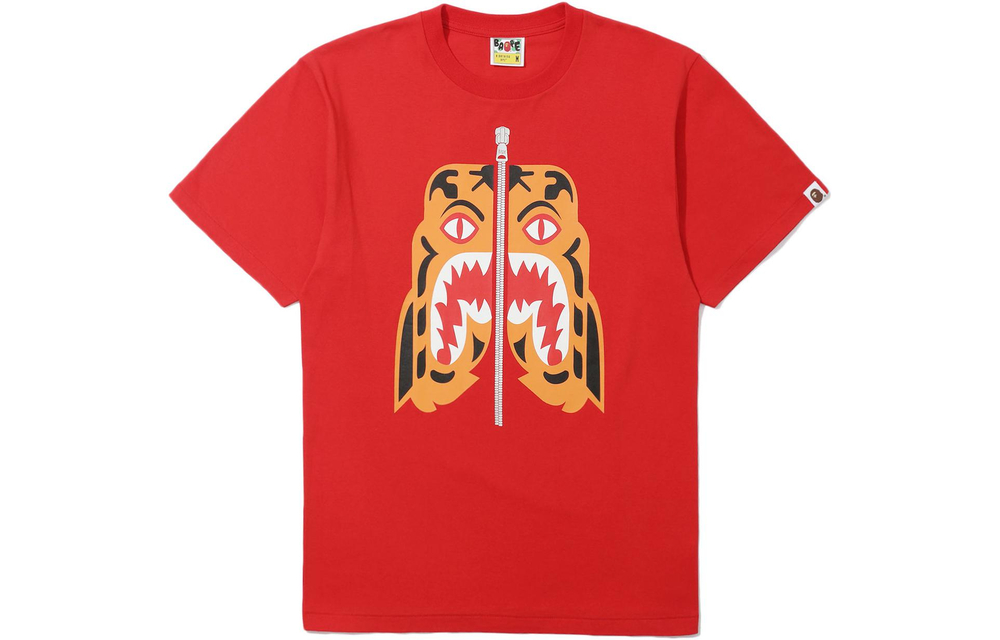 A Bathing Ape Bathing Ape Tiger Cotton T Shirt