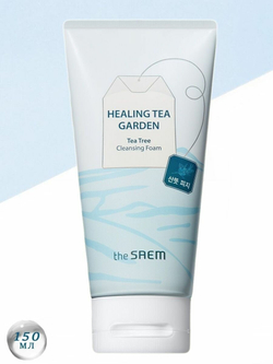Пенка для умывания с экстрактом чайного дерева The Saem Healing Tea Garden Tea Tree Cleansing Foam (150мл.)