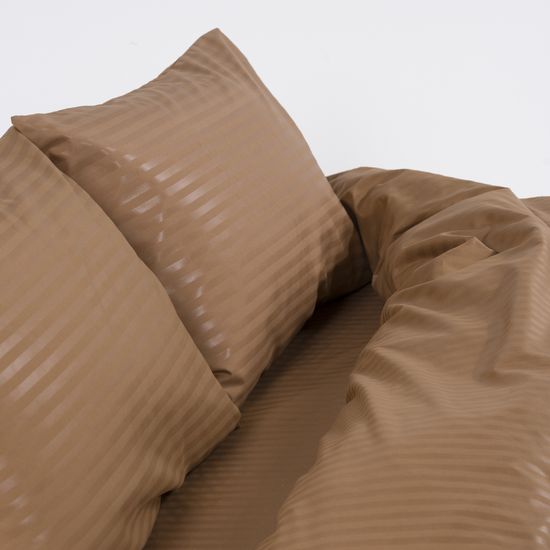 КПБ Brown, Дуэт , 50х70,  подод. 150х215 2шт , простыня 200х200х30 . HOMY