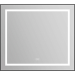 Зеркало BelBagno Kraft 88.5 SPC-KRAFT-885-785-TCH-WARM-NERO с подсветкой с подогревом Черное с сенсорным выключателем
