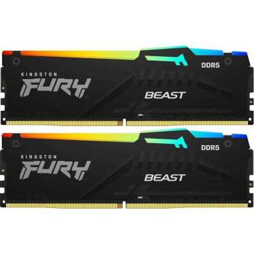 Оперативная память Kingston Fury Beast Black RGB KF560C36BBE2AK2-64