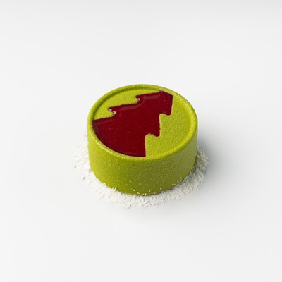 Пирожное Фисташка-малина