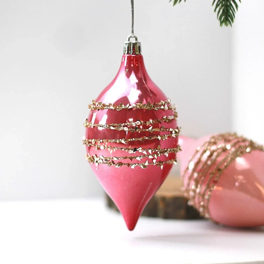 Набор украшений SHINE «Star Thread» 13,8х6,5 см (2 шт.), rose pink/baby pink