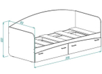 КР-1 (Ваша мебель) Кровать одноместная