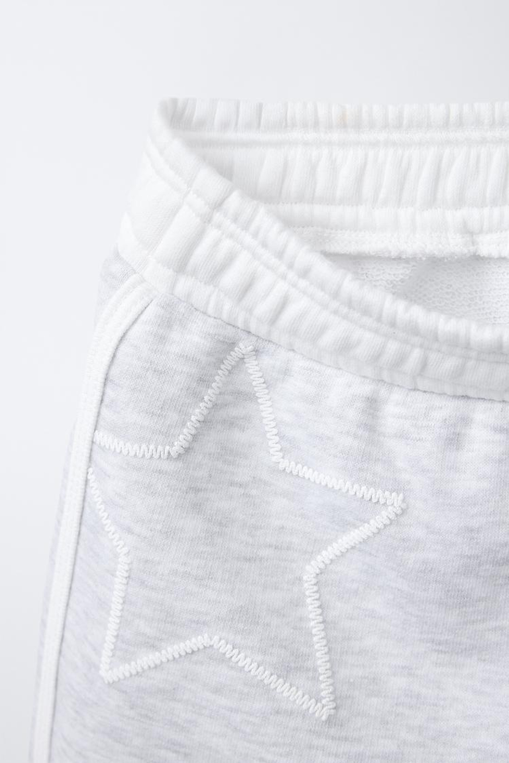 ZARA ШОРТЫ В СТИЛЕ ПРЕППИ ИЗ МЯГКОЙ ТКАНИ, СЕРЫЙ С МЕЛАНЖЕВЫМ ЭФФЕКТОМ