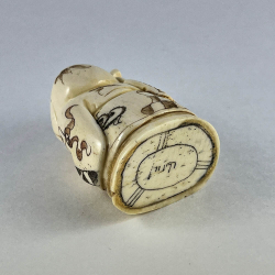 Статуэтка нэцкэ Фукурокудзю с волшебной колотушкой