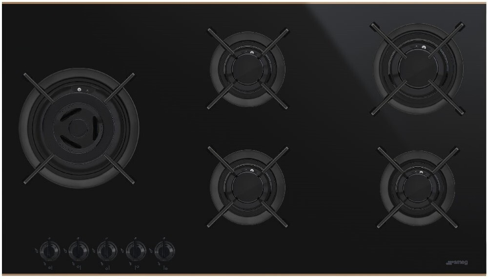 Газовая варочная панель Smeg PV695LCNR