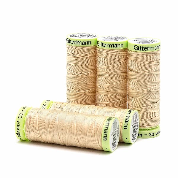 Нитки отделочные Gutermann Top Stitch 30 (30 метров), 5 кат. | 005 кремовый