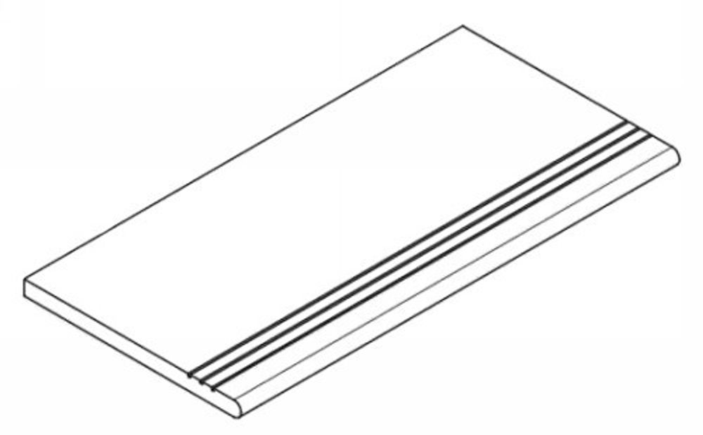 Ступень Закруг. Room Black Gradino Round Grip X2 30x60