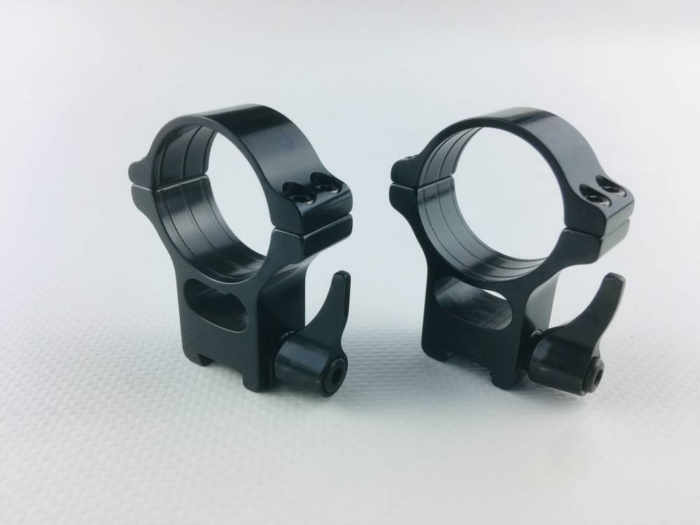 Кольца Rusan быстросъемные Prism 11мм на 30мм H19 рычажные  (011-11-30-19-R)