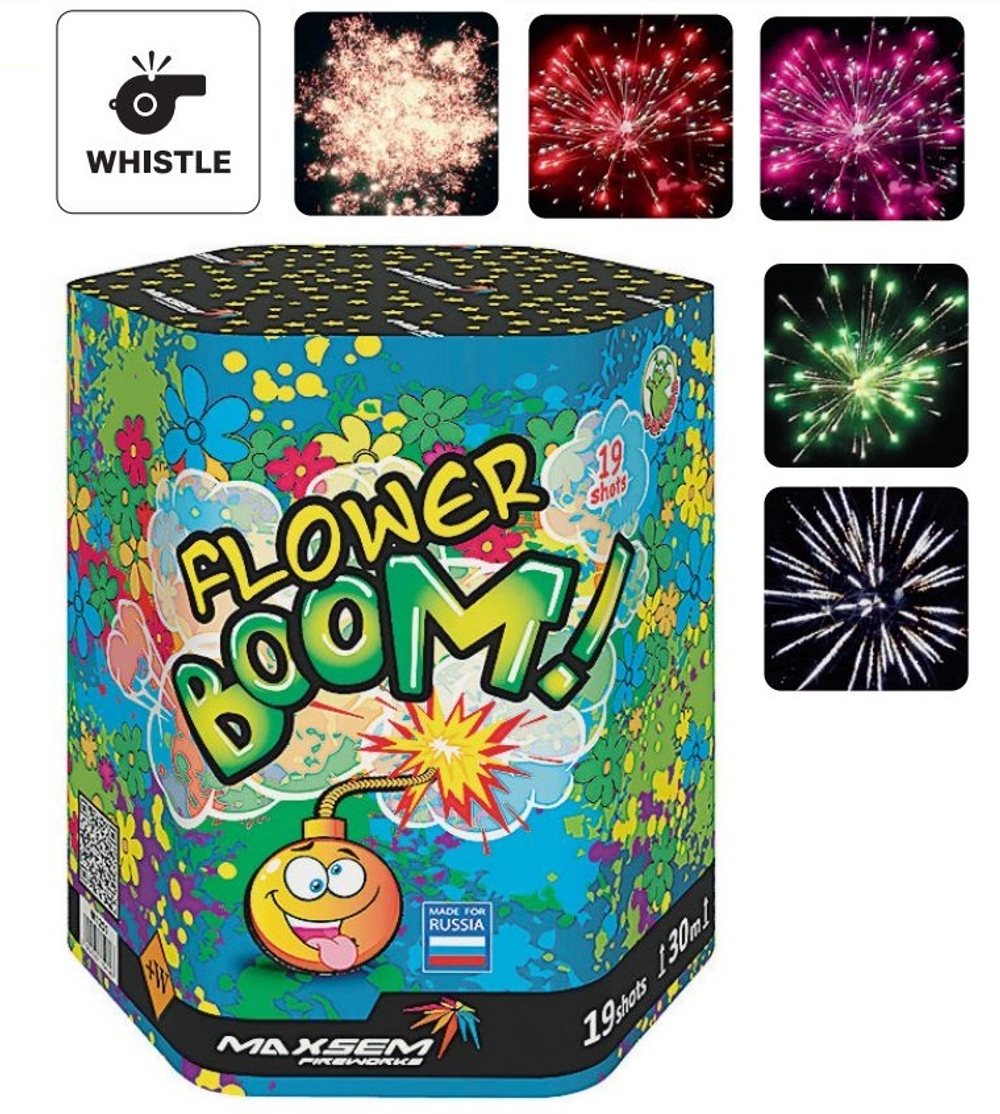 Батарея салютов "Flower Boom" M1251 19 залпов * 1,2"