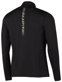 Мужская теннисная кофта Lotto Running Sweat Full Zip - all black
