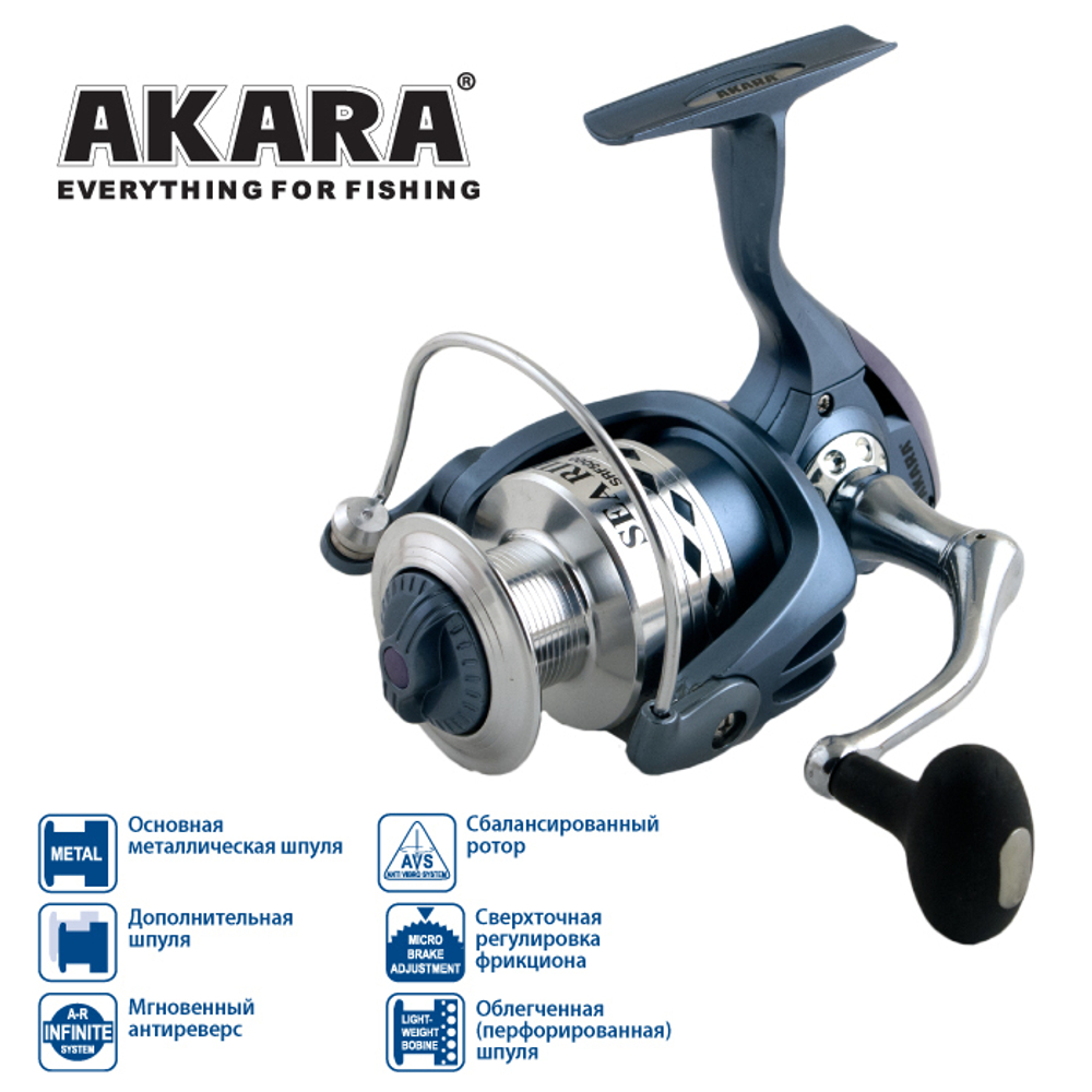 Катушка Akara Sea Rider SRF4000 4+1bb
