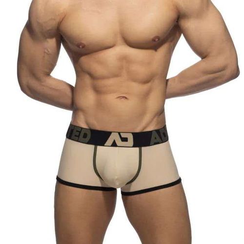 Мужские трусы хипсы бежевые с пуш-ап Addicted AD1083-20