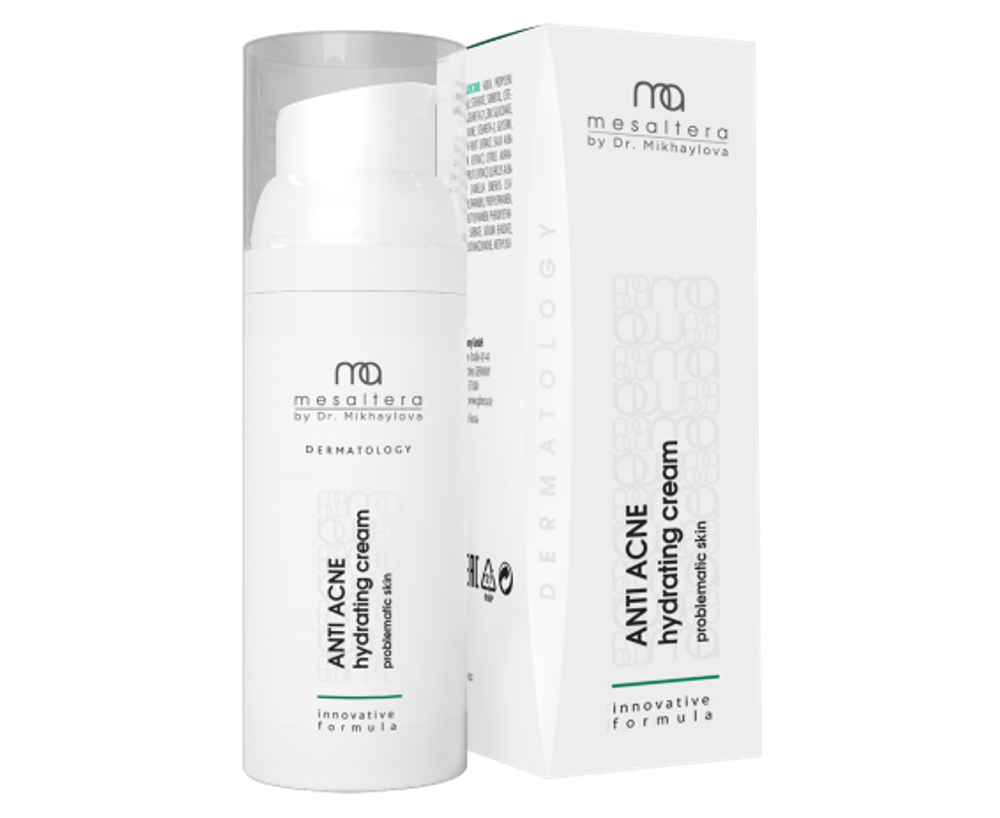 MESALTERA BY DR. MIKHAYLOVA КРЕМ УВЛАЖНЯЮЩИЙ ДЛЯ ПРОБЛЕМНОЙ И ЖИРНОЙ КОЖИ 50 мл | ANTI ACNE HYDRATING CREAM