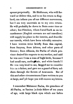Correspondence of Lord Byron; with a friend including his letters to his mother, written from Portugal, Spain, Greece, and the shores of the Mediterranean, in 1809, 1810, and 1811. Volume 2 | George Gordon Byron