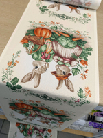 7к. Вафельное полотно для шитья, 100% хлопок, Отрез 7 купонов (50х441 см)