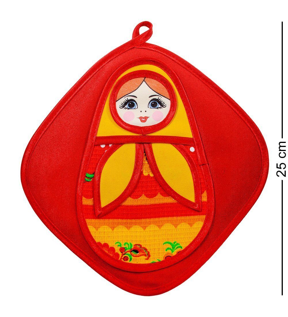 ТК-213 Прихватка «Матрешка» квадратная - Вариант A