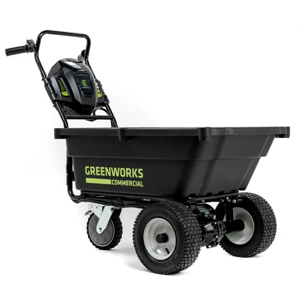 Садовая тележка самоходная Greenworks Арт. 7400607, 82V, 106 л