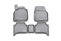 Коврики Standard, в салон RENAULT Scenic (II) 2003-2009, 5 шт. (полиуретан, чёрные) Element.NLC.41.09.210