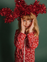 Пижама с воротником Mjölk Снежные веточки, уценка