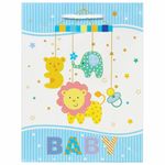 Пакет подарочный 17,8x9,8x22,9 см, ЗОЛОТАЯ СКАЗКА "Для мальчика", ламинированный, 606571