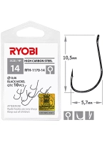 Крючок рыболовный RYOBI RFH-1170