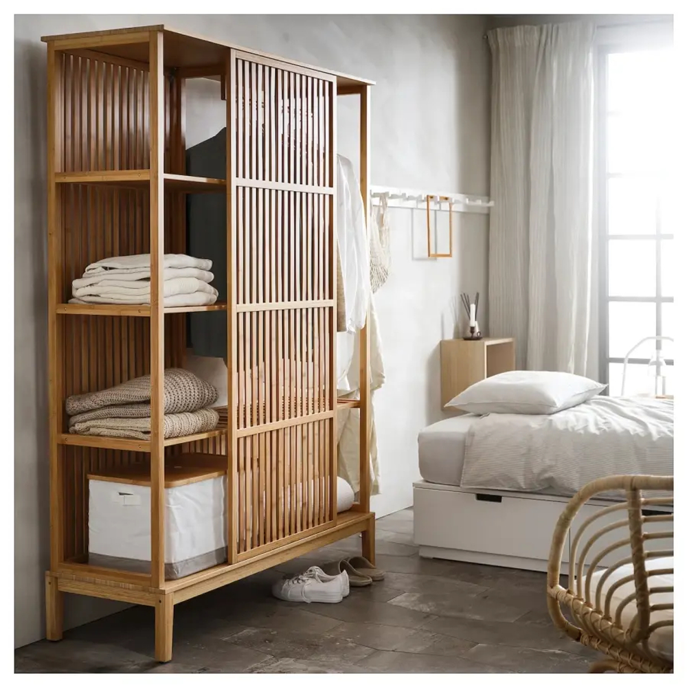 Ящик для одежды - NORDKISA IKEA/НОРДКИСА ИКЕА, 47х120х186 см, свело-коричневый