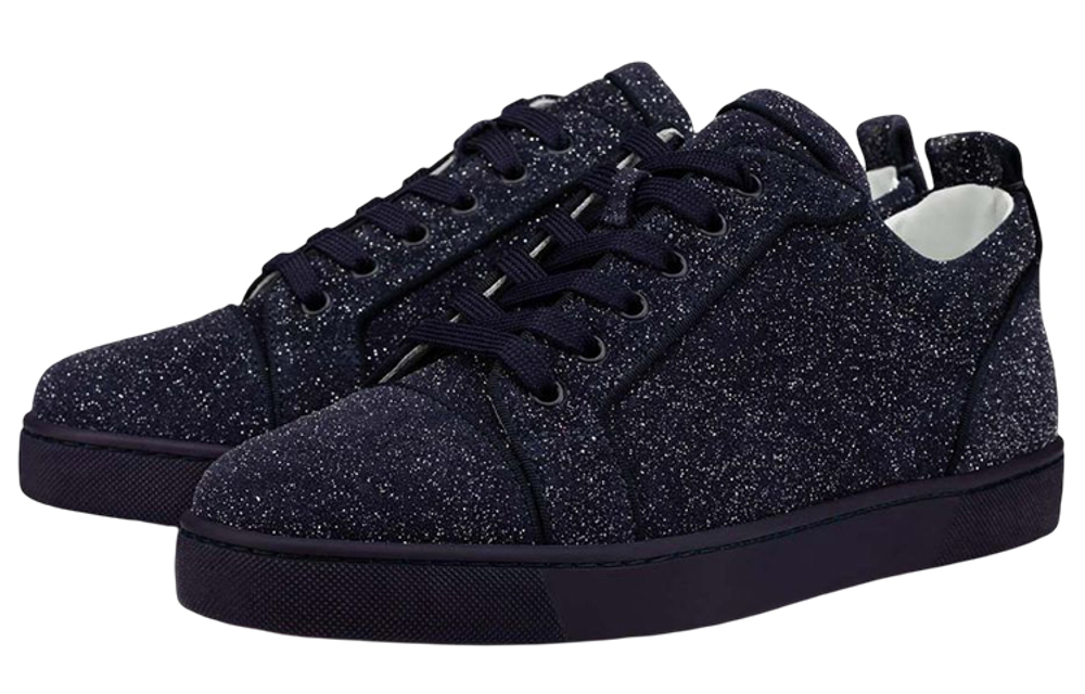 CL LUBOTING Louis Junior 1.0 Leather Low top Low top Skateboard Shoes Men"s Blue