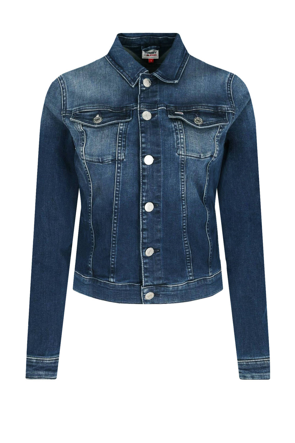 джинсовая куртка vivianne Tommy Jeans - голубой(DW0DW09219)