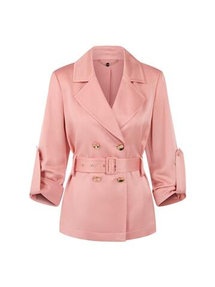 Marc Cain Жакет двубортный из аиласной ткани