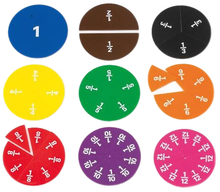 Дроби. Круги. Набор учебно-игровой.