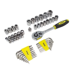 Набор инструментов 128пр. 1/4''3/8''(6гр)(4-21мм) WMC TOOLS WMC-30128 Top Done