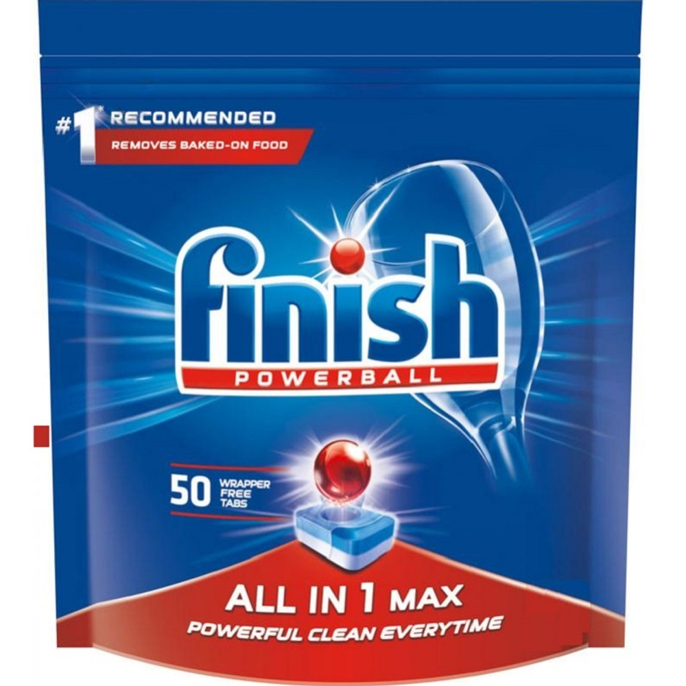 Finish таблетки для пмм All in 1 Max 50 штук